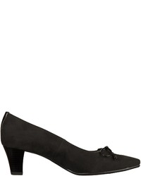 schwarze Segeltuch Pumps von Jenny