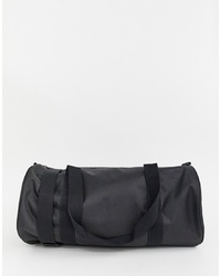 schwarze Segeltuch Reisetasche von ASOS DESIGN