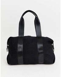 schwarze Segeltuch Reisetasche von Claudia Canova