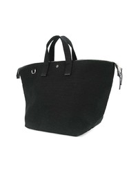 schwarze Segeltuch Reisetasche von Cabas
