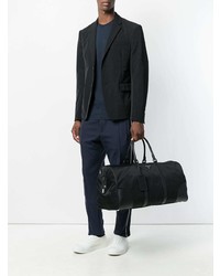schwarze Segeltuch Reisetasche von Prada