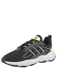 schwarze Segeltuch Sportschuhe von adidas Originals