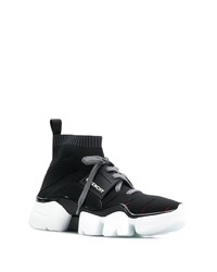 schwarze Segeltuch Sportschuhe von Givenchy