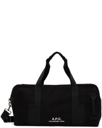 schwarze Segeltuch Sporttasche von A.P.C.
