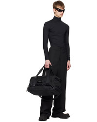 schwarze Segeltuch Sporttasche von Balenciaga