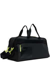 schwarze Segeltuch Sporttasche von Lacoste
