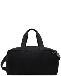 schwarze Segeltuch Sporttasche von Bottega Veneta