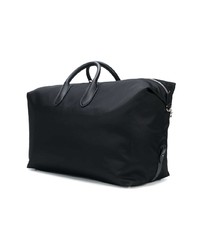 schwarze Segeltuch Sporttasche von Alexander McQueen
