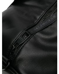 schwarze Segeltuch Sporttasche von VERSACE JEANS COUTURE