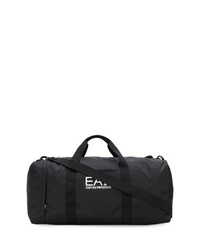 schwarze Segeltuch Sporttasche von Ea7 Emporio Armani