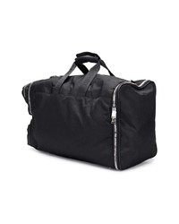 schwarze Segeltuch Sporttasche von Plein Sport