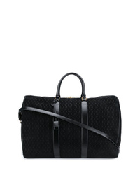 schwarze Segeltuch Sporttasche von Saint Laurent