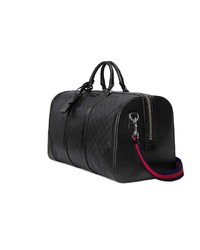 schwarze Segeltuch Sporttasche von Gucci