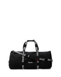 schwarze Segeltuch Sporttasche von Supreme