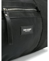 schwarze Segeltuch Sporttasche von Ron Dorff