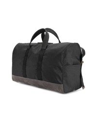 schwarze Segeltuch Sporttasche von Thom Browne