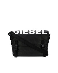 schwarze Segeltuch Umhängetasche von Diesel