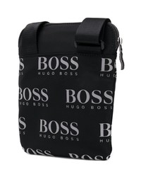 schwarze Segeltuch Umhängetasche von BOSS HUGO BOSS