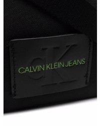 schwarze Segeltuch Umhängetasche von Calvin Klein Jeans