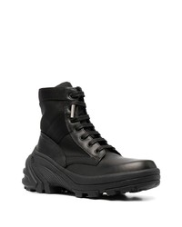 schwarze Segeltucharbeitsstiefel von 1017 Alyx 9Sm