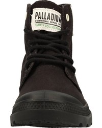 schwarze Segeltucharbeitsstiefel von Palladium