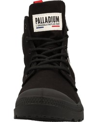 schwarze Segeltucharbeitsstiefel von Palladium