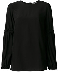 schwarze Seide Bluse von Sportmax