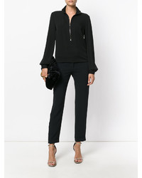 schwarze Seidehose von Tom Ford