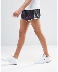 schwarze Seideshorts von Siksilk