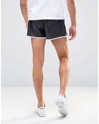 schwarze Seideshorts von Siksilk