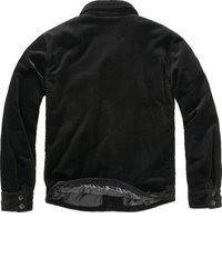 schwarze Shirtjacke aus Cord von Brandit