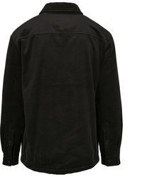schwarze Shirtjacke aus Cord von Urban Classics