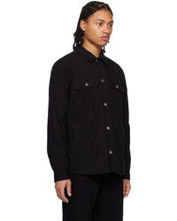 schwarze Shirtjacke von A.P.C.