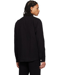 schwarze Shirtjacke von A.P.C.