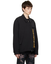 schwarze Shirtjacke von Song For The Mute