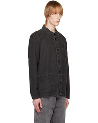 schwarze Shirtjacke von Corridor