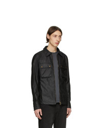 schwarze Shirtjacke von Belstaff