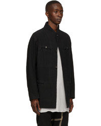 schwarze Shirtjacke von Boris Bidjan Saberi