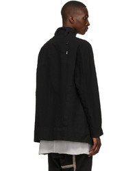 schwarze Shirtjacke von Boris Bidjan Saberi