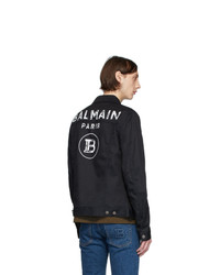 schwarze Shirtjacke von Balmain