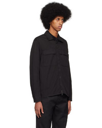 schwarze Shirtjacke von Stone Island