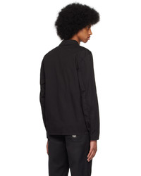 schwarze Shirtjacke von Stone Island