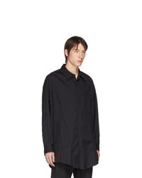 schwarze Shirtjacke von Sulvam