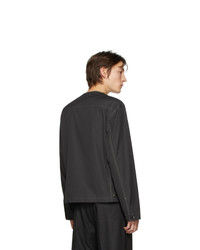 schwarze Shirtjacke von Lemaire