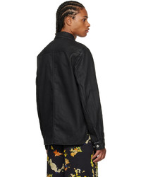 schwarze Shirtjacke von Dries Van Noten