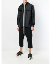 schwarze Shirtjacke von Rick Owens