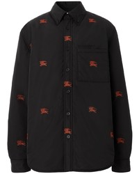 schwarze Shirtjacke von Burberry