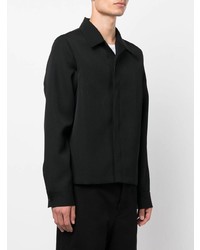 schwarze Shirtjacke von Jil Sander