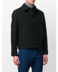 schwarze Shirtjacke von AMI Alexandre Mattiussi