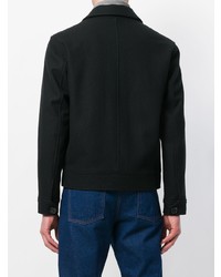 schwarze Shirtjacke von AMI Alexandre Mattiussi